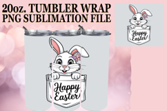 Dreamy vibes 20oz tumbler wrap, Easter Animals Product Image 1