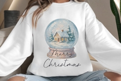 Oil painted Christmas globe png design for T-shirts Product Image 4