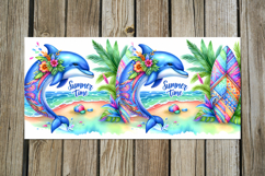 Beach, summer time | 4 Sublimation Mug designs PL2 Product Image 3