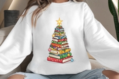 Bookish Christmas png design for T-shirts Product Image 4