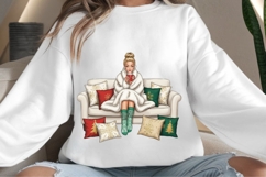 Christmas motivational women png design for T-shirts Product Image 4