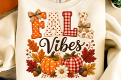 Autumn Sublimation, Fall Sublimation, Pumpkin Autumn PNG Product Image 3