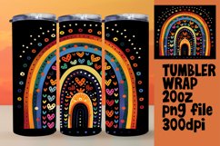 Chromatic Black Magic: Sublimation Tumbler Wraps Product Image 1