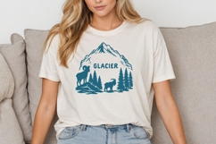 Glacier National Park SVG | Mountain Goat Illustration Product Image 2