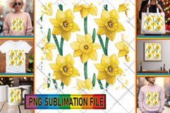 Whimsical Tote Bag Gift Ideas, Flower Pattern Product Image 1