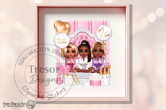 Bride Squad Chibi PNG | Bridal Shower Sublimation Design PNG Product Image 10