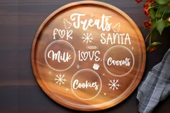 Treats for santa cookies milk carrots love SVG Product Image 3