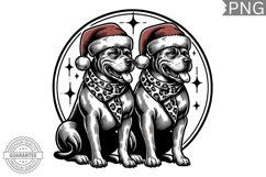 Christmas Dog Clipart - Christmas Sublimation PNG Design Product Image 1