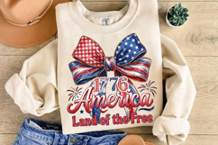 1776 America Land Of The Free PNG T-Shirt|4th of July PNG Product Image 6