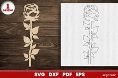 Floral Bookmarks SVG Bundle | Laser Cut File Product Image 5