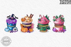 Hallothanksmas PNG, Hallothanksmas Coffee Sublimation Product Image 1