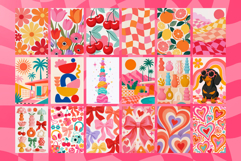 100 Retro Pink Girly Wall Art Prints Product Image 7