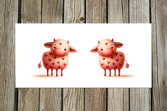 Valentine cow | 4 mug sublimation designs PLUS Product Image 3