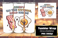 20oz Tumbler Template for Personal Use , Kawaii Food Product Image 1