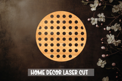 Round Sign Laser Cut SVG,Wood cut round sign SVG Product Image 1
