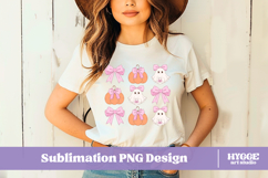 Coquette Girly Halloween Pumpkin Ghost Pink Bow PNG Bundle Product Image 7