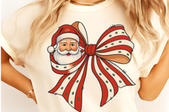 Christmas Coquette Bow PNG, Christmas Sublimation Design Product Image 2