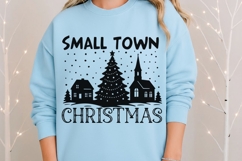 Small Town Christmas Svg, Christmas Tree Svg, Winter Svg. Product Image 7