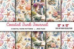 Coastal Junk Journal Pages JPG Product Image 1