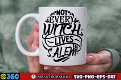 Not every witch lives in salem SVG, Halloween SVG Product Image 5