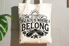 The Beach Is Where I Belong Svg, Summer Beach Life Svg. Product Image 8