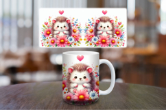 Mug Wrap Sublimation - baby hedgehog Product Image 1