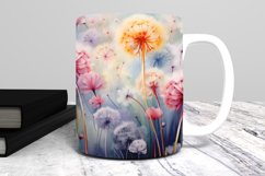 Watercolor dandelions digital paper Backgrounds, Product Image 8