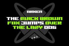 Arken Modern Futuristic Font Product Image 7