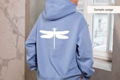 Dragonfly SVG Bundle, PNG DXF Insect Silhouettes Product Image 5