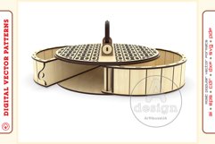 Box Organizer v28 - laser cut file - Glowforge ready SVG Product Image 7