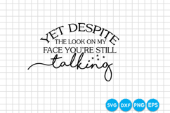 Sarcastic quotes SVG Design, Funny quotes svg design Product Image 7