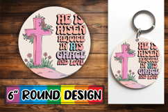 Whimsical Circle Ornaments PNG Design, Cross Product Image 1