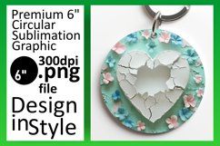 Love in 3D: Heart Wall Sublimation Collection Product Image 1