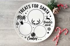 Treats for santa milk reindeer snack cookies SVG Product Image 2