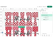 Checkered Valentine Heart Throb SVG PNG | Boy Valentine Gift Product Image 5