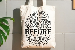 Dogs Before Dudes Svg, Funny Dog Mom Svg, Dog Lover Svg. Product Image 8