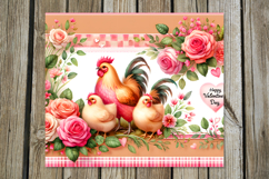 Valentine farmhause | 4 skinny tumbler sublimation designs P Product Image 3