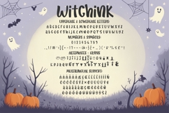 Witchink - Cute Halloween Font with Spooky Glyphs Product Image 6