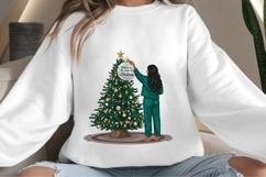 Christmas motivational women png design for T-shirts Product Image 4