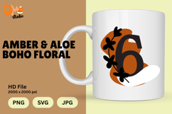 Amber &amp; Aloe Boho Floral Monogram Product Image 1