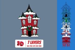 3D Creepy Christmas Svg Bundle | Christmas | Mandala Product Image 8