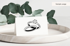 Wedding Rings SVG Bundle | 10 Ring Designs | PNG DXF Product Image 7