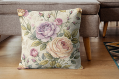 Shabby Chic Roses Seamless Pattern Bundle, Vintage Rose Product Image 7