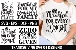 Thanksgiving SVG Design - Thankful for My Beautiful Family Product Image 1