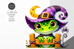 Halloween clipart, Frog clipart, Autumn clipart Product Image 1