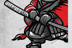Multilayer Cat Samurai Ninja SVG Laser Cut File 3D Layered Product Image 6