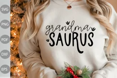 Grandma saurus svgs / Grandma Funny Quote SVG Cut Files Product Image 1