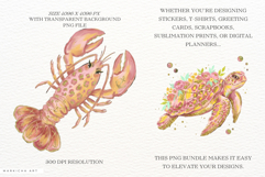 Preppy Flourish Coastal Clipart Product Image 3