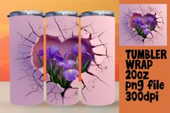 Whimsical 3D Heart Tumbler Product Image 1