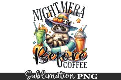 Halloween Raccoon Designs - Halloween Raccoon Sublimation Product Image 2